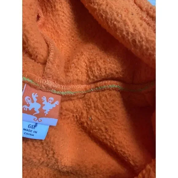 Boys Girls baby plush PUMPKIN Halloween Costume sz 6 months - Picture 5 of 6